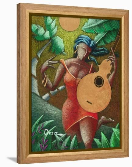 Fantasia Boricua-Oscar Ortiz-Framed Premier Image Canvas