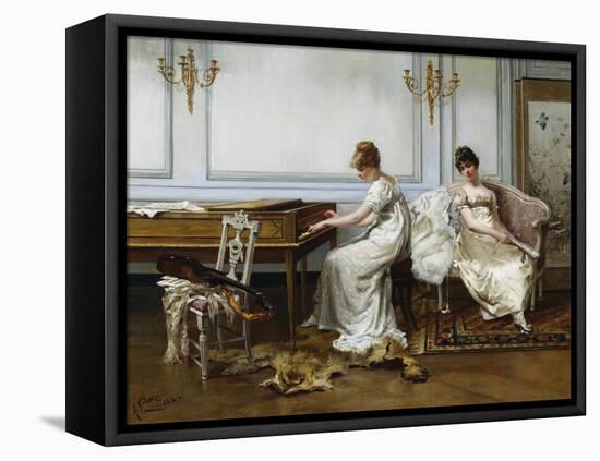 Fantasia in White-Albert Ludovici-Framed Premier Image Canvas