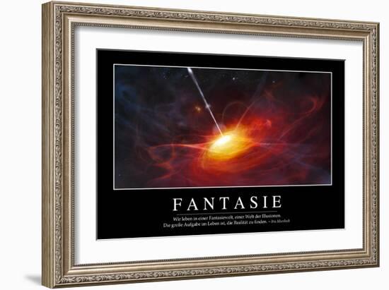 Fantasie: Motivationsposter Mit Inspirierendem Zitat-null-Framed Photographic Print