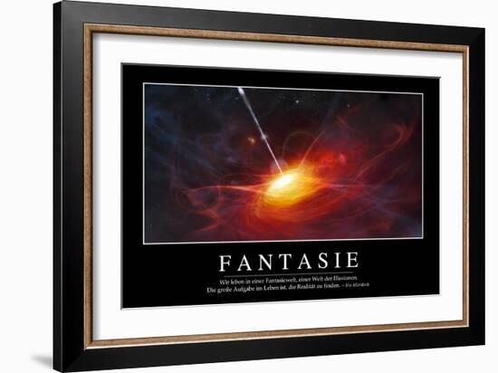 Fantasie: Motivationsposter Mit Inspirierendem Zitat-null-Framed Photographic Print