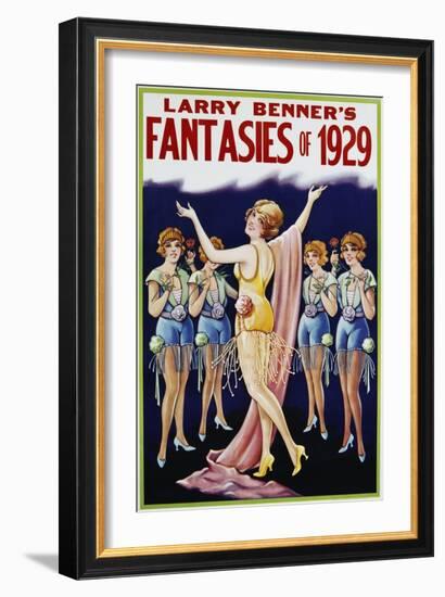 Fantasies of 1929 Poster-null-Framed Giclee Print