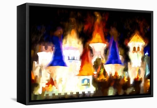 Fantastic Castle - In the Style of Oil Painting-Philippe Hugonnard-Framed Premier Image Canvas
