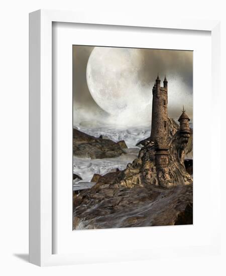 Fantastic Castle-justdd-Framed Art Print