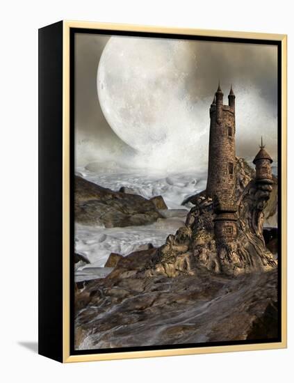 Fantastic Castle-justdd-Framed Stretched Canvas