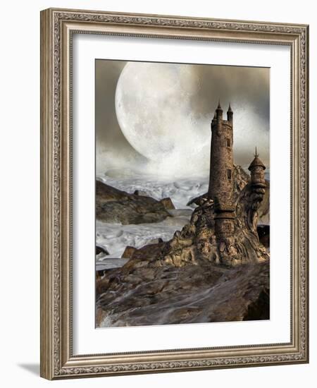 Fantastic Castle-justdd-Framed Art Print