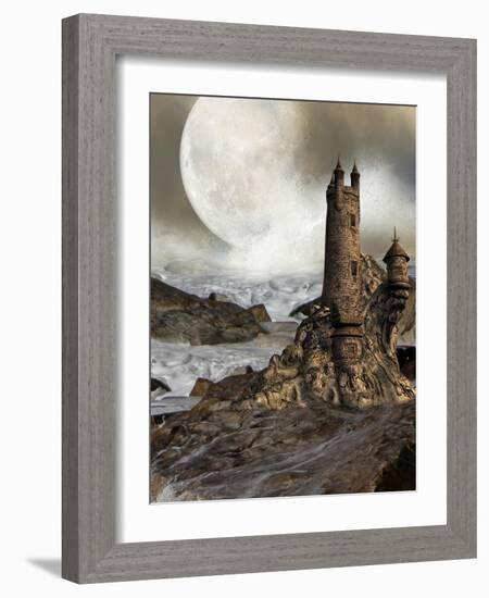 Fantastic Castle-justdd-Framed Art Print