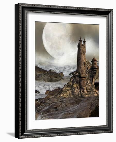 Fantastic Castle-justdd-Framed Art Print