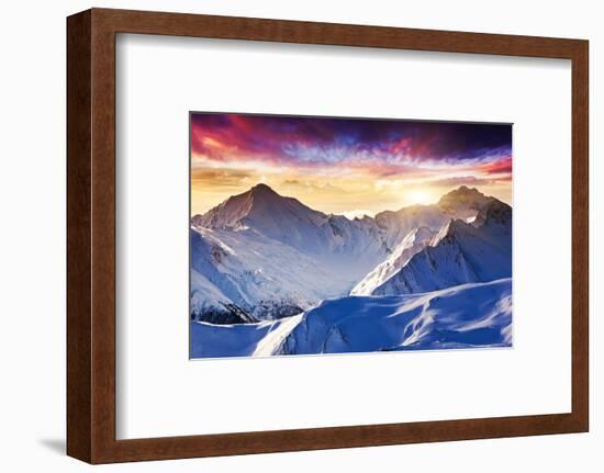 Fantastic Evening Winter Landscape-Leonid Tit-Framed Photographic Print