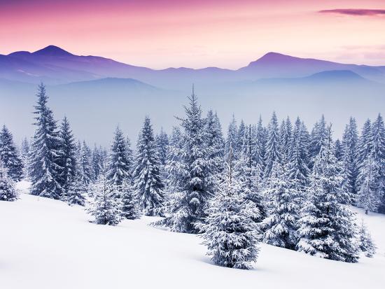 Fantastic Evening Winter Landscape Photographic Print Leonid Tit Art Com Fantastic Evening Winter Landscape Photographic Print Leonid Tit Art Com