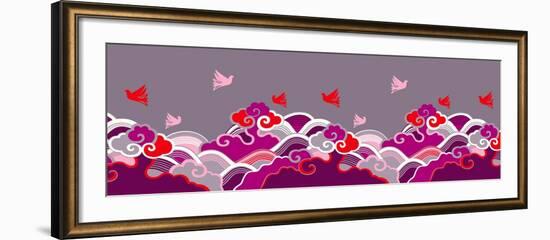 Fantastic Flight Violet-null-Framed Giclee Print