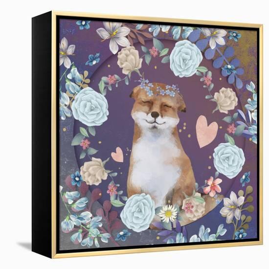 Fantastic Fox-The Font Diva-Framed Premier Image Canvas