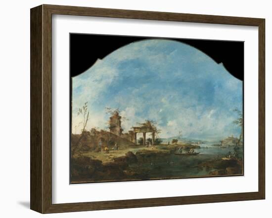 Fantastic Landscape, c.1765-Francesco Guardi-Framed Giclee Print