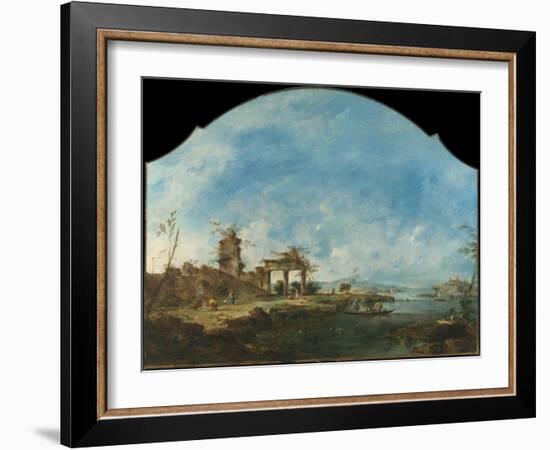 Fantastic Landscape, c.1765-Francesco Guardi-Framed Giclee Print