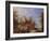 Fantastic Landscape with a Waterfall and Bridge-Paul Brill Or Bril-Framed Giclee Print