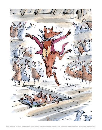 Fantastic Mr Fox Art Print Quentin Blake Art Com