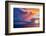 Fantastic View of the Dark Overcast Sky. Dramatic and Picturesque Morning Scene. Location: Cape Cap-Creative Travel Projects-Framed Photographic Print