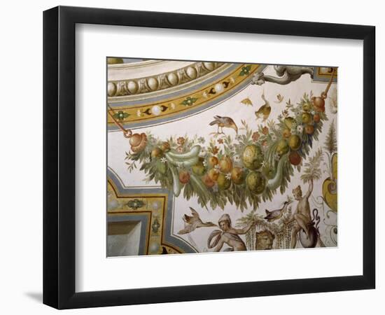 Fantastical Patterns and Festoon with Fruit and Flowers, from Vault of Hall of Victory-null-Framed Giclee Print