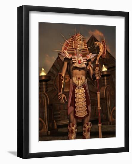 Fantasy Ancient Egyptian-Atelier Sommerland-Framed Art Print