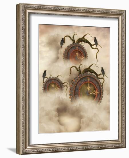 Fantasy Background-justdd-Framed Art Print