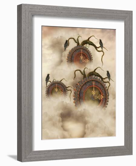 Fantasy Background-justdd-Framed Art Print