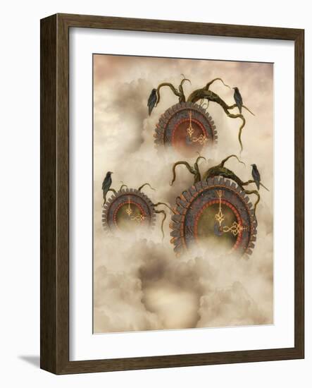 Fantasy Background-justdd-Framed Art Print