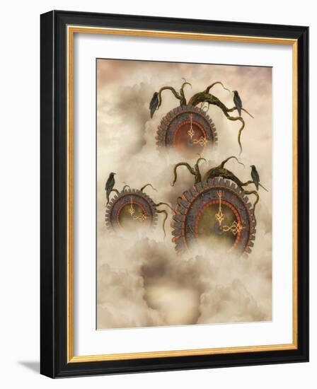 Fantasy Background-justdd-Framed Art Print