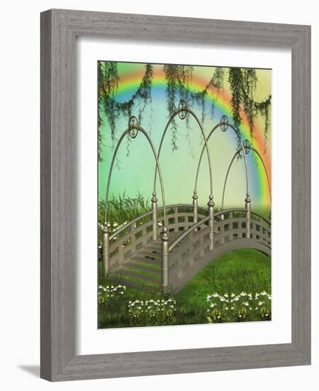 Fantasy Bridge-justdd-Framed Art Print