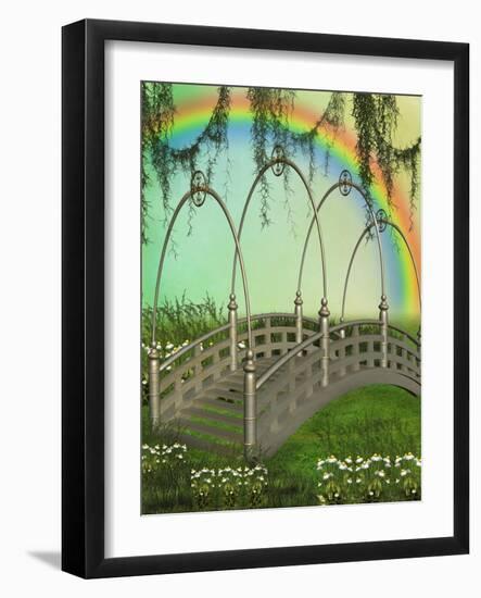 Fantasy Bridge-justdd-Framed Art Print