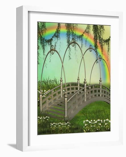 Fantasy Bridge-justdd-Framed Art Print