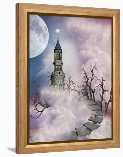 Fantasy Castle-justdd-Framed Stretched Canvas