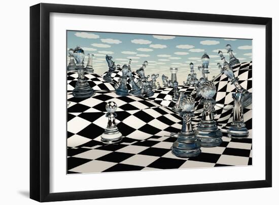 Fantasy Chess-rolffimages-Framed Art Print