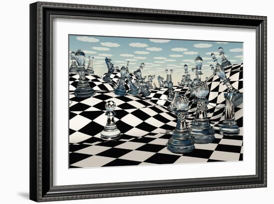 Fantasy Chess-rolffimages-Framed Art Print