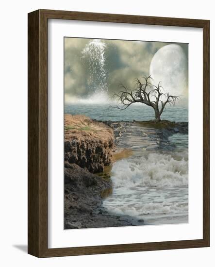 Fantasy Coast-justdd-Framed Art Print