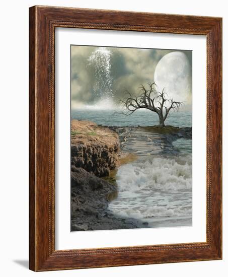 Fantasy Coast-justdd-Framed Art Print