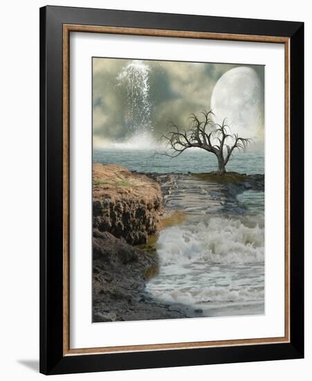 Fantasy Coast-justdd-Framed Art Print