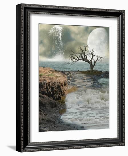 Fantasy Coast-justdd-Framed Art Print