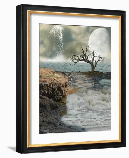 Fantasy Coast-justdd-Framed Art Print