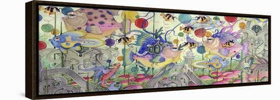 Fantasy Fish - Carnival-Linda Ravenscroft-Framed Premier Image Canvas