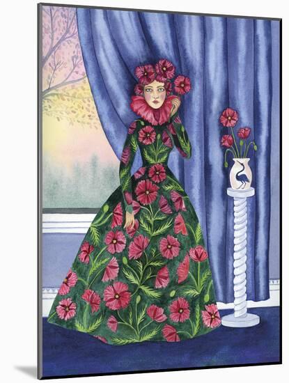 Fantasy Florals - Poppy-Erika Greenfield-Mounted Giclee Print