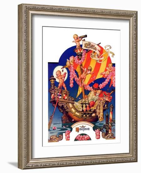 "Fantasy Honeymoon,"June 20, 1936-Joseph Christian Leyendecker-Framed Giclee Print