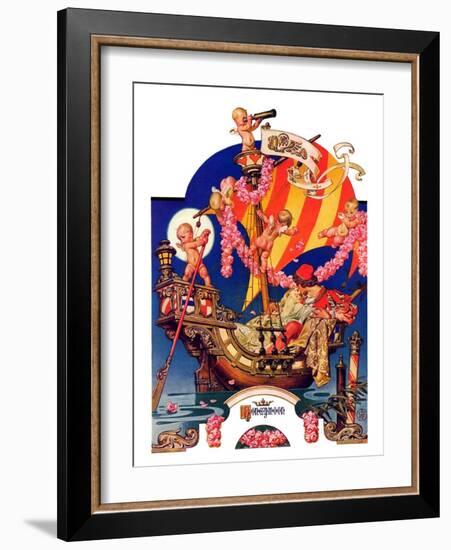 "Fantasy Honeymoon,"June 20, 1936-Joseph Christian Leyendecker-Framed Giclee Print