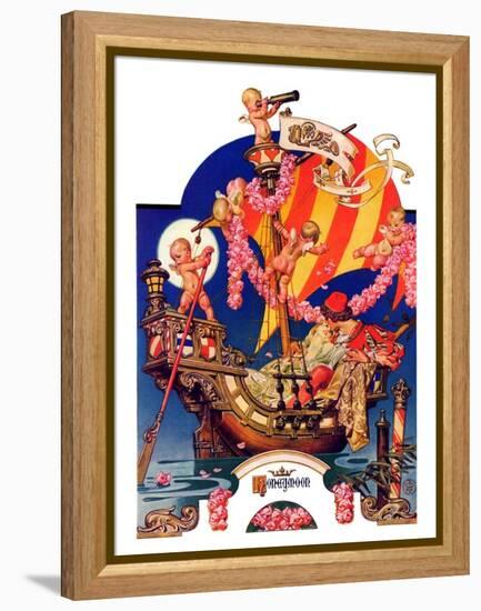 "Fantasy Honeymoon,"June 20, 1936-Joseph Christian Leyendecker-Framed Premier Image Canvas