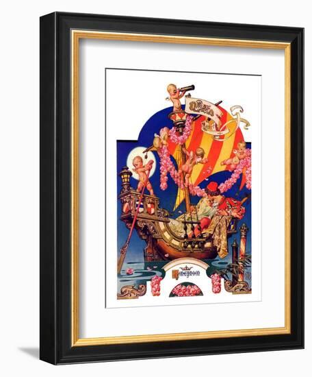 "Fantasy Honeymoon,"June 20, 1936-Joseph Christian Leyendecker-Framed Giclee Print