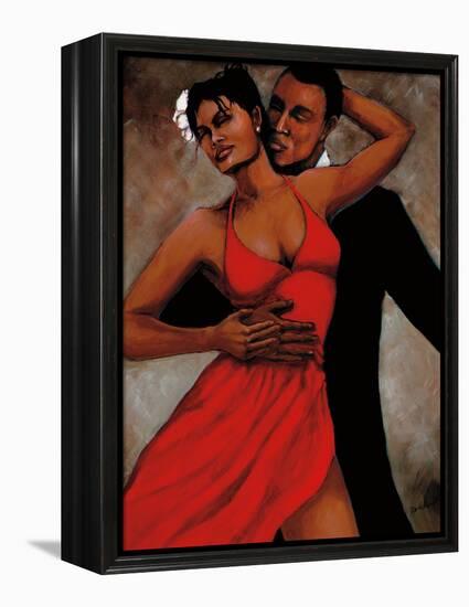 Fantasy in Red-Monica Stewart-Framed Stretched Canvas