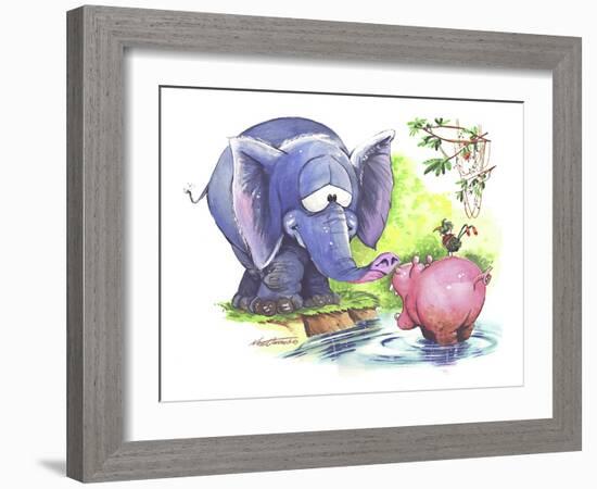 Fantasy Jungle-Nate Owens-Framed Giclee Print