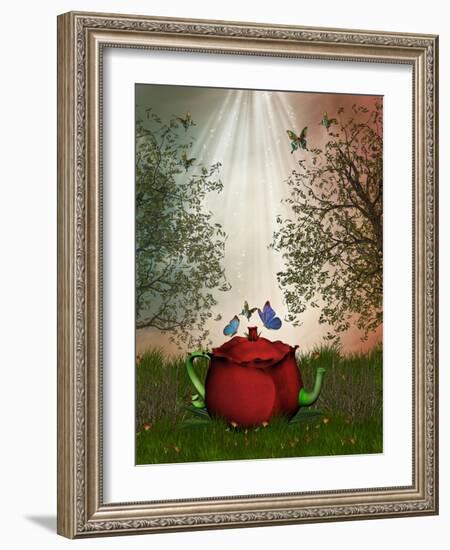 Fantasy Landscape-justdd-Framed Art Print