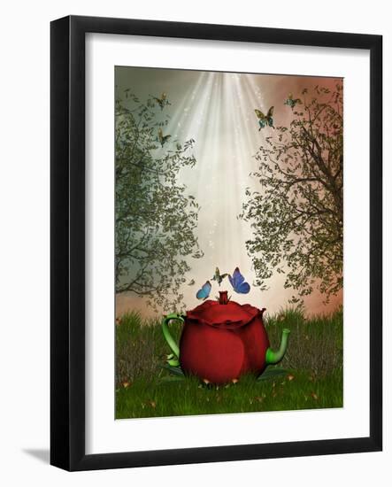 Fantasy Landscape-justdd-Framed Art Print