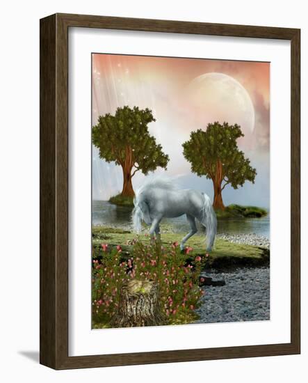 Fantasy Landscape-justdd-Framed Art Print