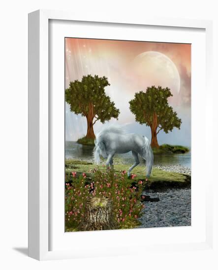 Fantasy Landscape-justdd-Framed Art Print