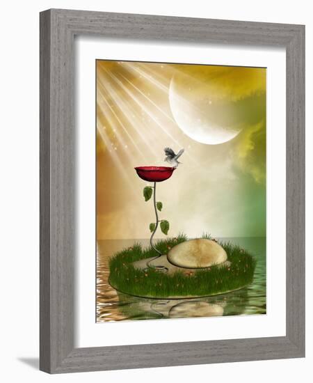 Fantasy Landscape-justdd-Framed Art Print